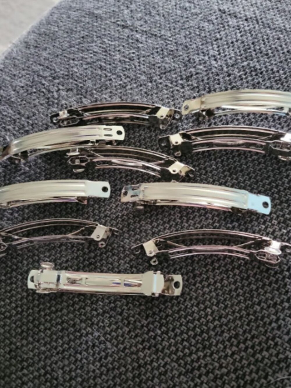 10 barrettes ready to decorate